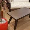 Centre table rectangular walnut color