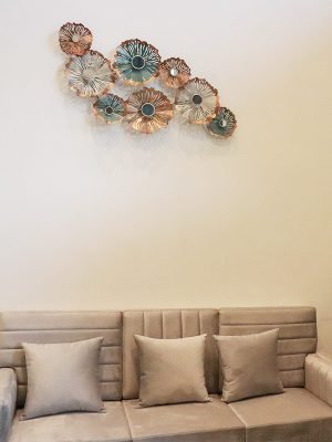 Mettalic wall art