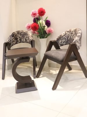 accent teakwwod chair set